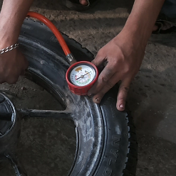 For proper bead seating, inflate up to 3.5 bar (51 psi)